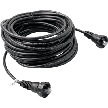 IN STOCK! Garmin 010-10552-00 Network Cable; Marine Network Cable, 40', RJ45 Plugs At Each End, With Screw Collars. Includes Hole Plug.