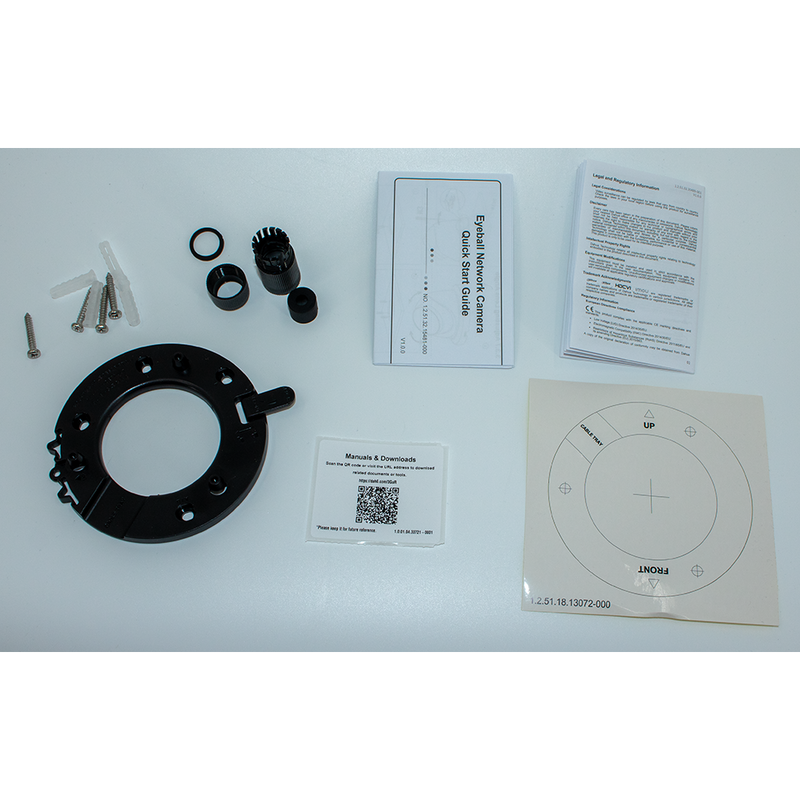 Dahua N43AJ52-B 4MP 2.8mm Starlight Network Eyeball Camera (Black)