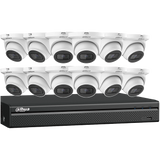 Dahua N564E124S 4MP Starlight Network Security System 12 x 4 MP Eyeball Network Cameras with One (1) 16-channel 4K NVR