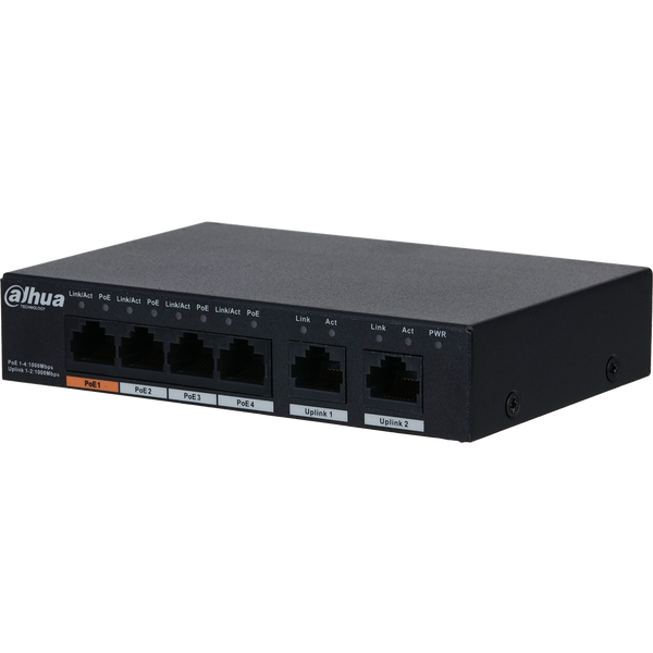 Dahua DH-PFS3006-4ET-60 4-port PoE Gigabit Ethernet Switch