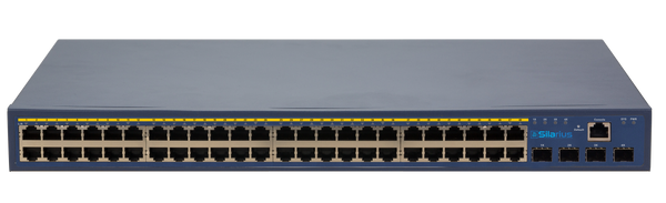 Silarius SIL-A48M3POE1G800 52 Ports Managed L3 POE+ switch with 48 Gigabit Ports PoE+, and 4x10G SFP Slots Uplink - 800W POE+