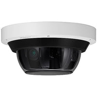 Hanwha PNM-9084RQZ1 Wisenet 4 x 2MP Multi-Directional PTRZ Camera, 3.2-10mm Motorized Varifocal Lens, White (Replaces PNM-9084RQZ)