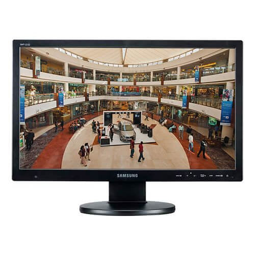 Hanwha SMT-2233 22" LED Monitor, Black