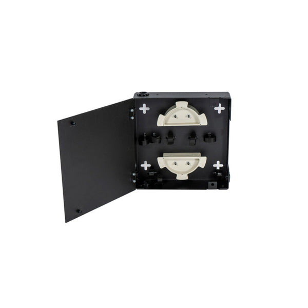 CLEERLINE SSF™ SMALL EMPTY WALL MOUNT WITH SOLID METAL DOOR NO LOCK HOLDS 1 PLATE [SSF-SWM-SOLID-NL-E1]