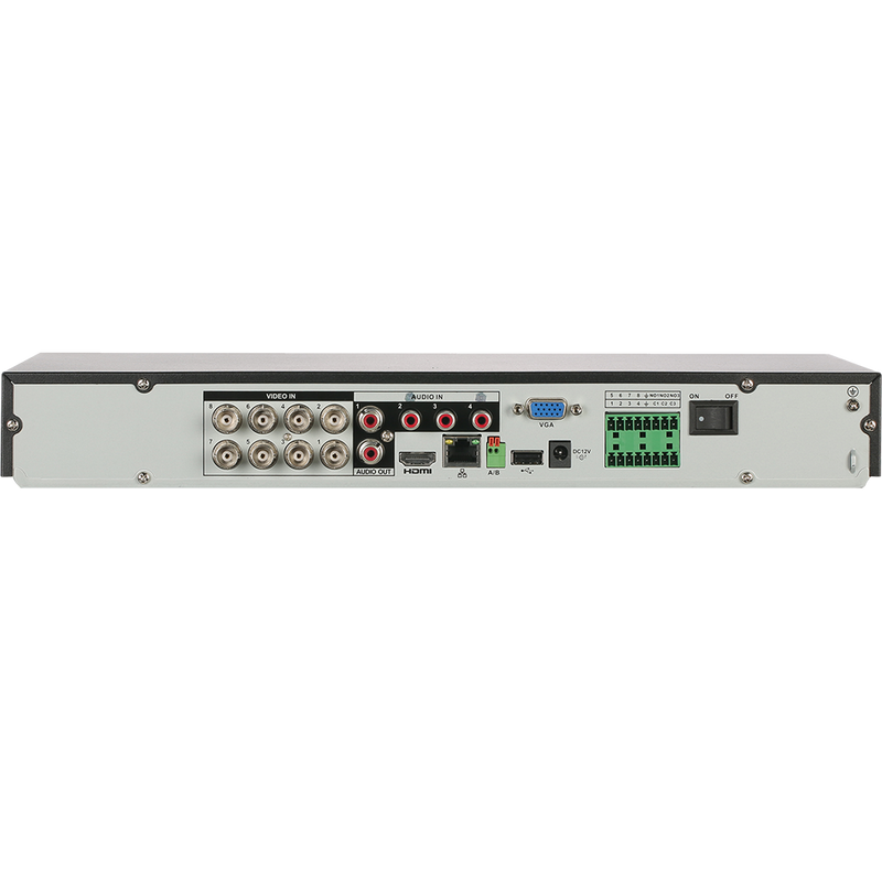 Dahua X82R2A6 4K 8CH 1U Penta-brid HDCVI DVR , 6TB HDD