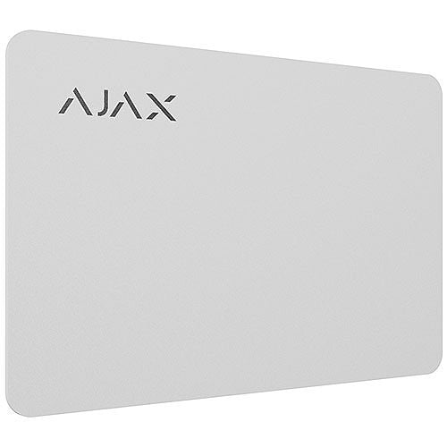 AJAX 42835.89.WH Contactless Card, 10-Piece, White