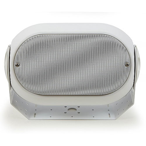 Leon TR60-MT-70V-WHT Terra Outdoor Speaker with 6.5" ACAD Cast Frame Woofer, 1.1" Inverted Titanium Dome Fluid Cooled Tweeter, 70V, White