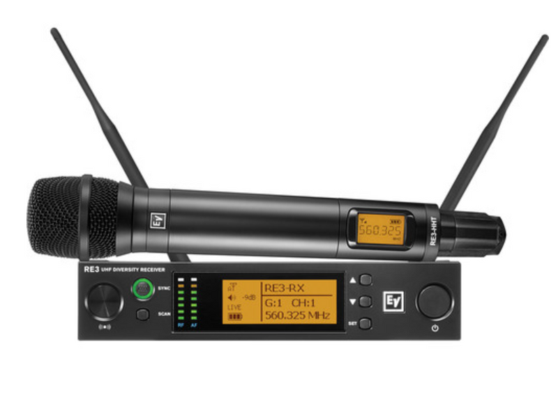 Electro-Voice RE3-RE420-6M Wireless Handheld Microphone System with RE420 Wireless Mic (6M: 653 to 663 MHz)