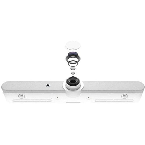 Logitech 960-001320 Rally Bar All-in-One Video Bar for Medium to Large Rooms, 4K, 1440p, 1080p, 900p, 720p, and SD at 30fps