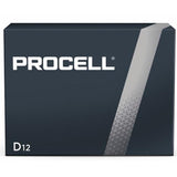 Duracell Procell PC1300 D Alkaline Battery 1.5V, 12-Pack