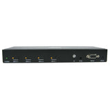 Tripp Lite B320-4X1-HH-K1 4-Port HDMI Switch Kit, 4K 60 Hz, 4 HDMI Inputs to 1 HDMI over Cat6 Extender, 50 ft., TAA
