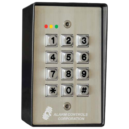Alarm Controls KP-400 Weatherproof and Vandal Resistant Digital Keypad