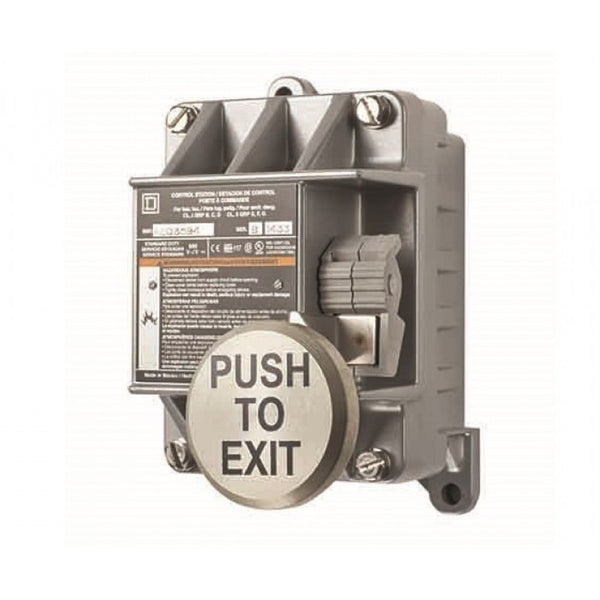 Alarm Controls EXP-1 Momentary Action Switch, PUSH TO EXIT