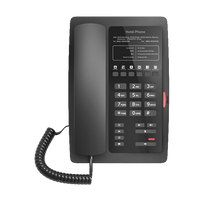Fanvil H3W Black Wi-Fi IP Phone wireless built-in 2.4Ghz, USB port for phone charging
