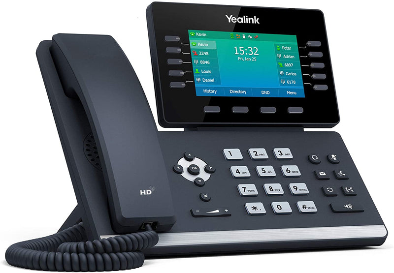 Yealink SIP-T54W - VoIP phone - with Bluetooth interface with caller ID - 3