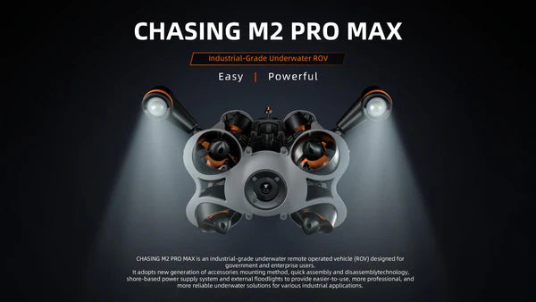 CHASING M2 PRO MAX ROV Underwater Drone with 656' Tether