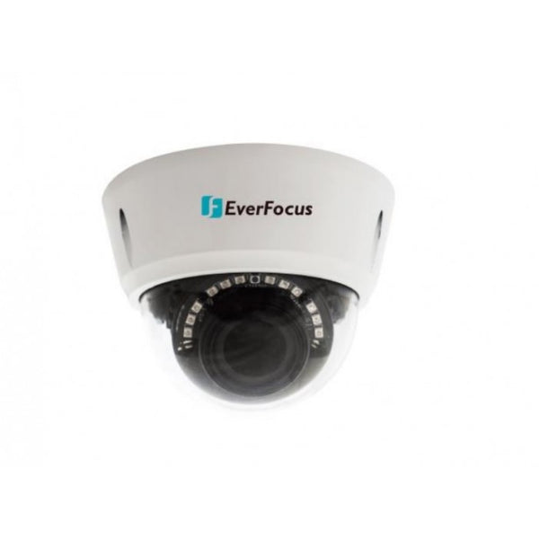 EverFocus EDN468ME 4 Megapixel Network IR Outdoor Dome Camera, 2.8-12mm Lens