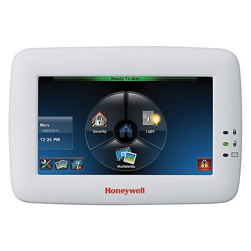 Honeywell Home 6280SADT Graphic Touchscreen Keypad ADT, Silver