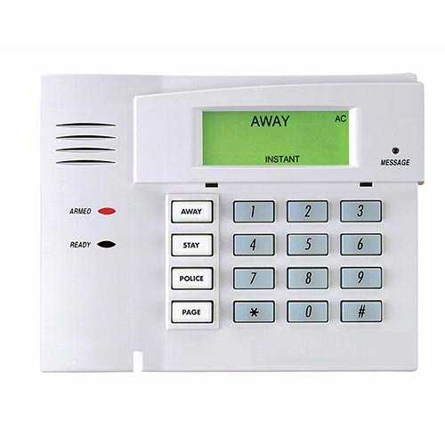 Honeywell Home 5828V Wireless Fixed Voice Keypad for LYNX and VISTA Systems, English
