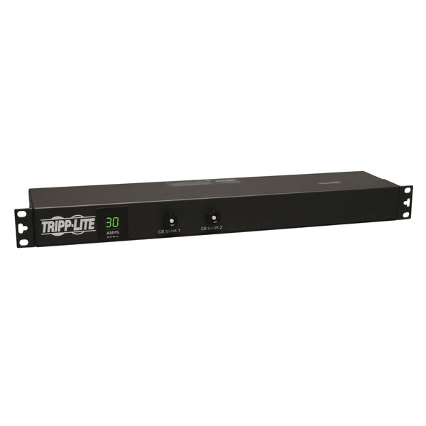 IN STOCK! Tripp Lite PDUMH30 2.9kW Single-Phase Local Metered PDU, 120V Outlets (12 5-15/20R), L5-30P, 15 ft. (4.57 m) Cord, 1U Rack-Mount