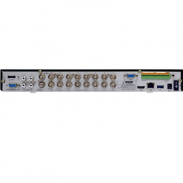 EverFocus Vanguard16x8H-1T 16 Channel H.265 Hybrid Video Recorder, 1TB