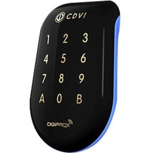 CDVI SOLARKPB Card Reader Keypad Access Device, Multi-Technology, Black