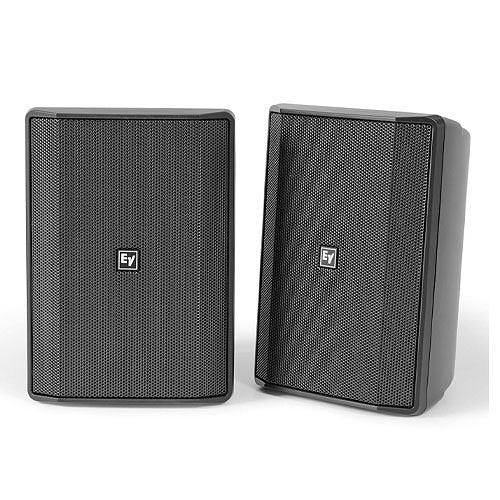 Electro-Voice EVID-S5.2TB 2-Way 75W Indoor-Outdoor Surface Mount Speaker, Black